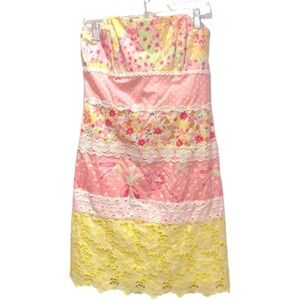 Vintage Lilly Pulitzer Multi Printed Size 10